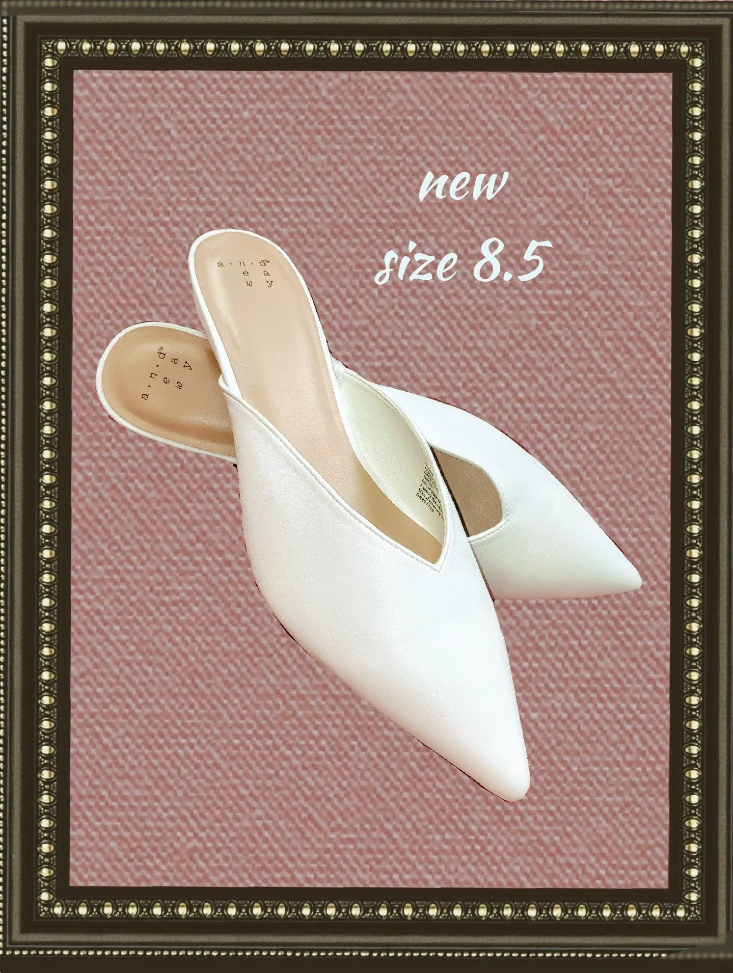 A New Day slip-on shoes - so cute and comfy! - size 8.5  (b)