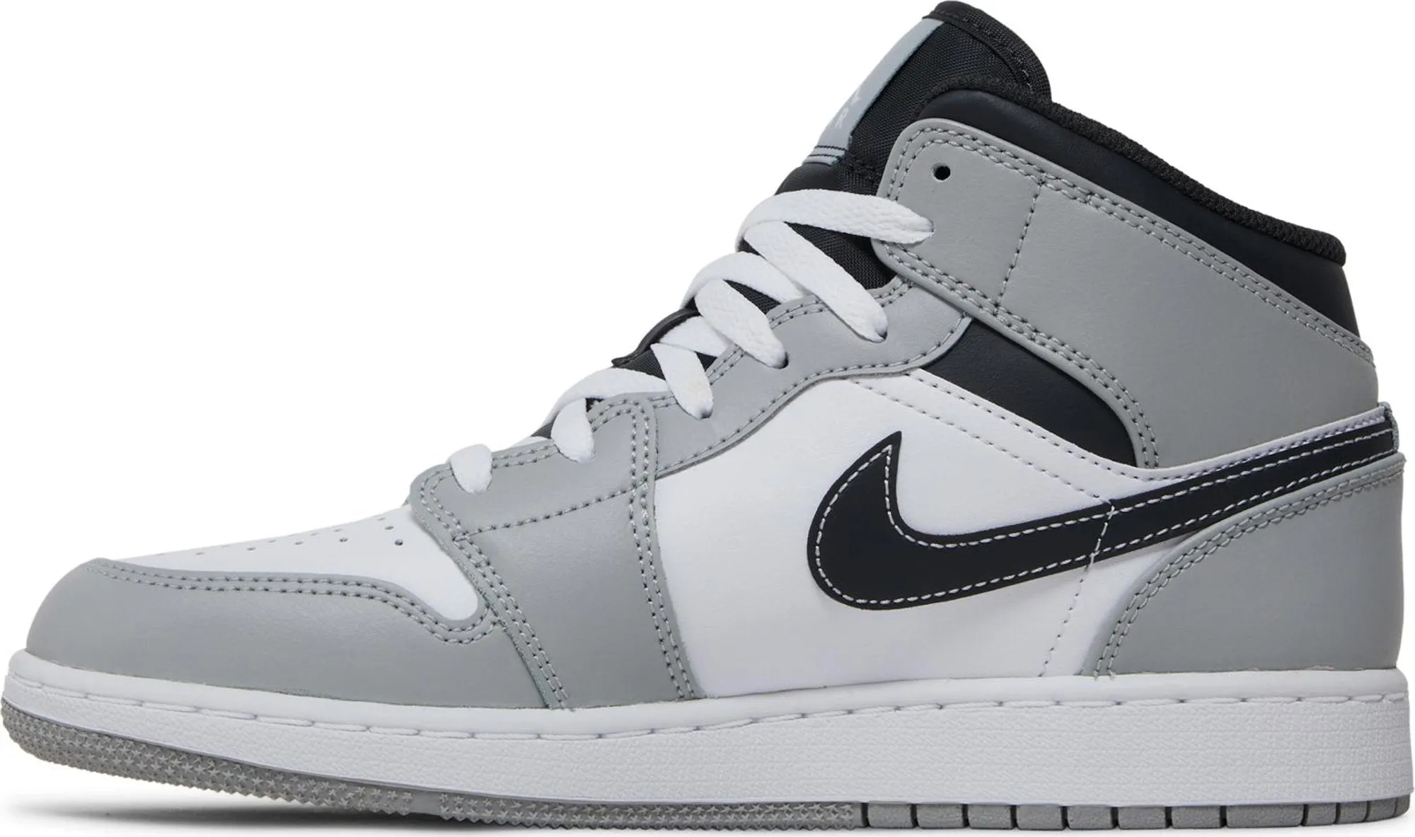 Air Jordan 1 Mid GS 'Light Smoke Grey / Anthracite'