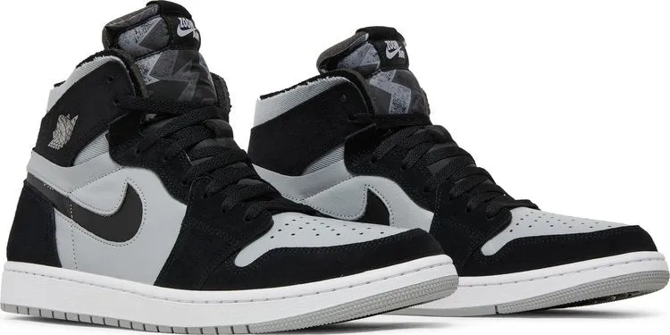 Air Jordan 1 Zoom CMFT Black Light Smoke Gray