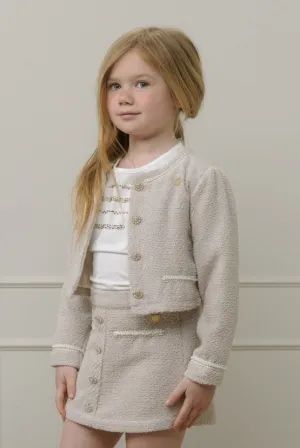AMY Chic tweed jacket Oatmeal