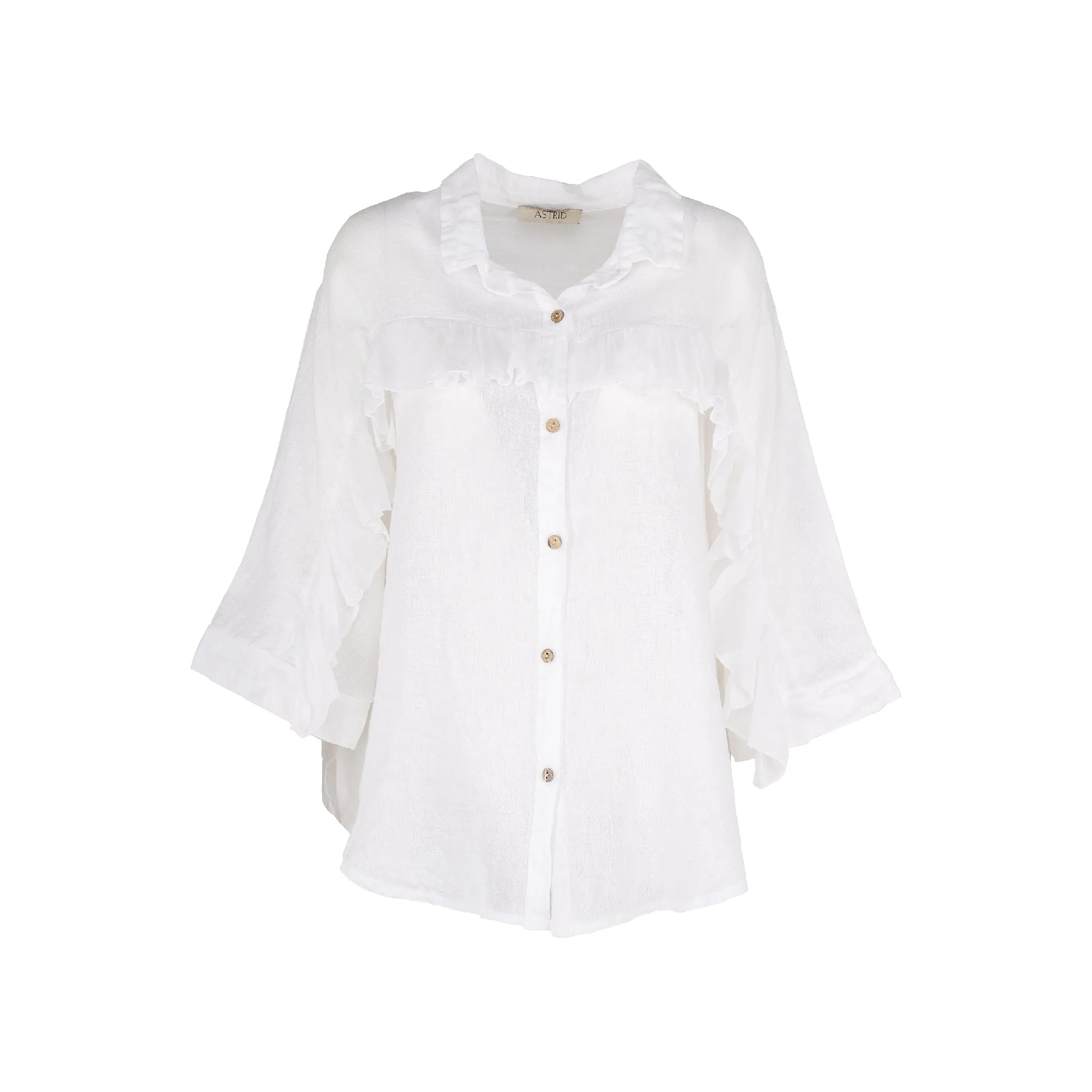 Astrid  Hampton Ruffle Blouse