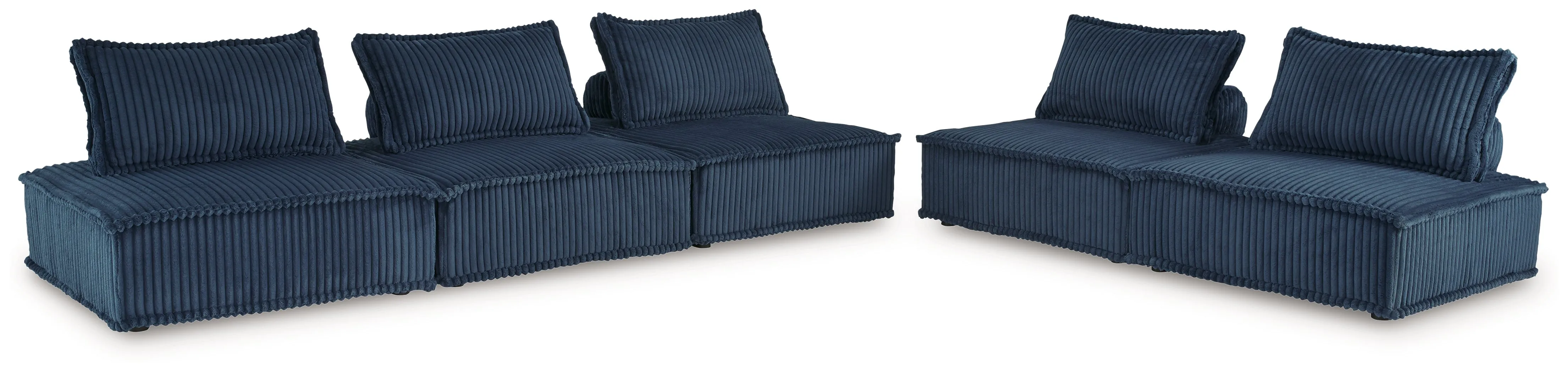 Bales Navy 5-Piece Modular Seating