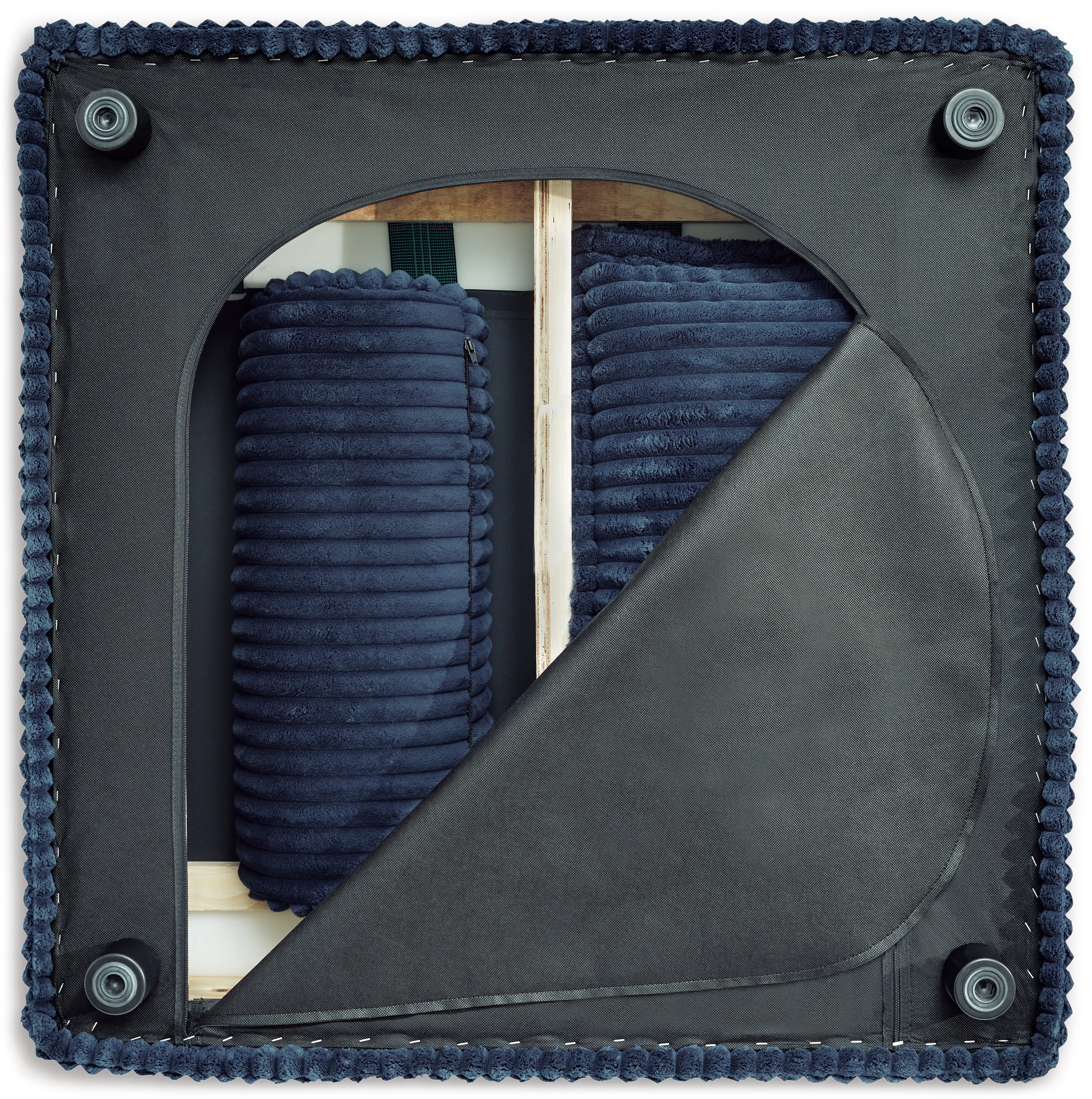 Bales Navy 5-Piece Modular Seating