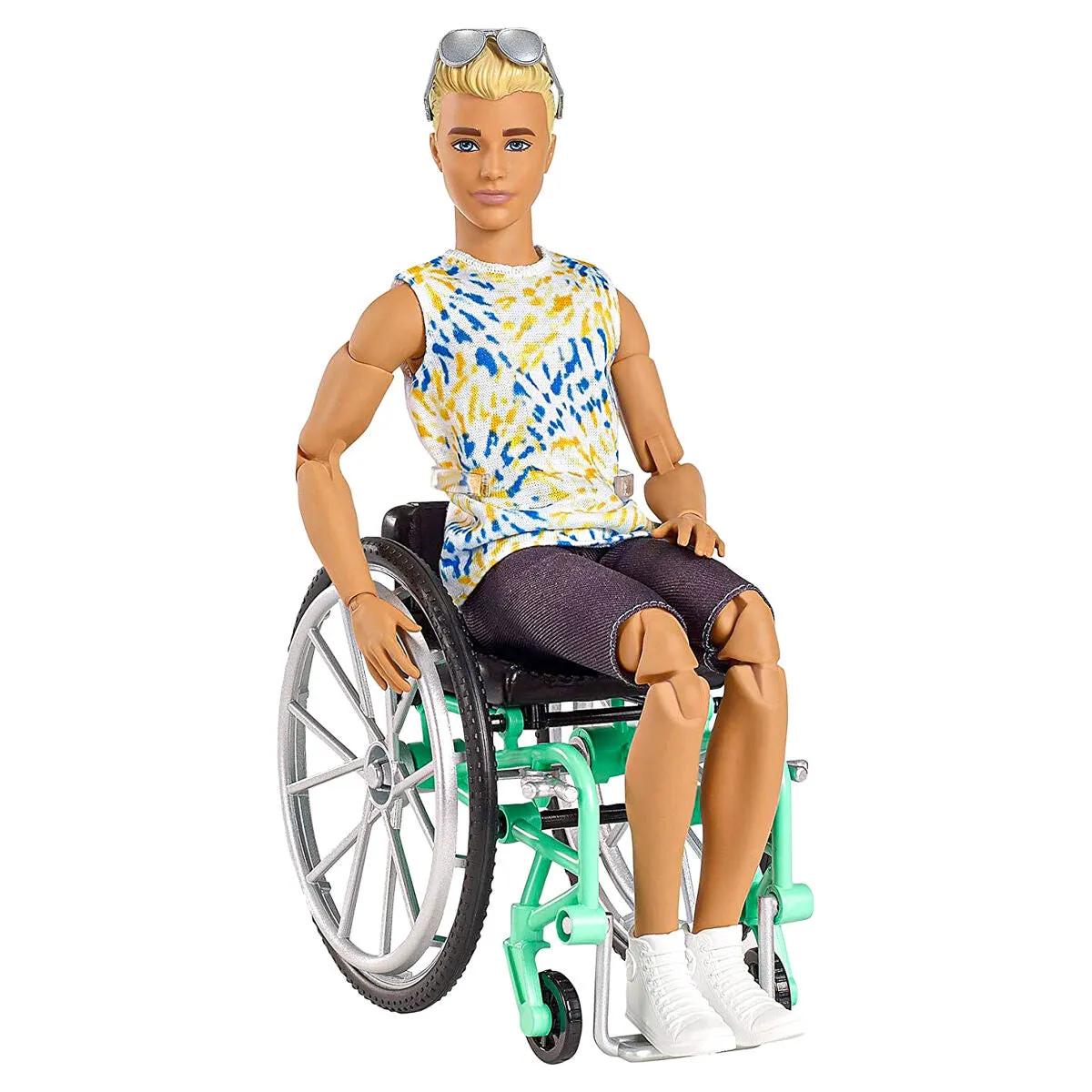 Barbie Ken Fashionistas Doll #167 with Wheelchair and Ramp