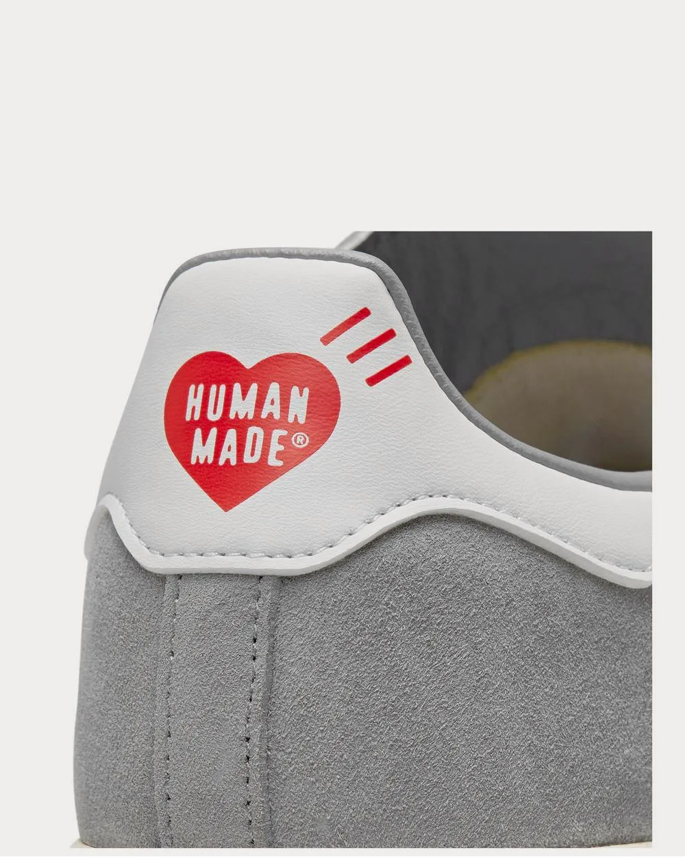Campus Leather-Trimmed Suede Gray low top sneakers