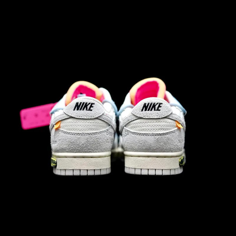 CE - OW x Dunk (NO.38) light blue shoelace pink buckle