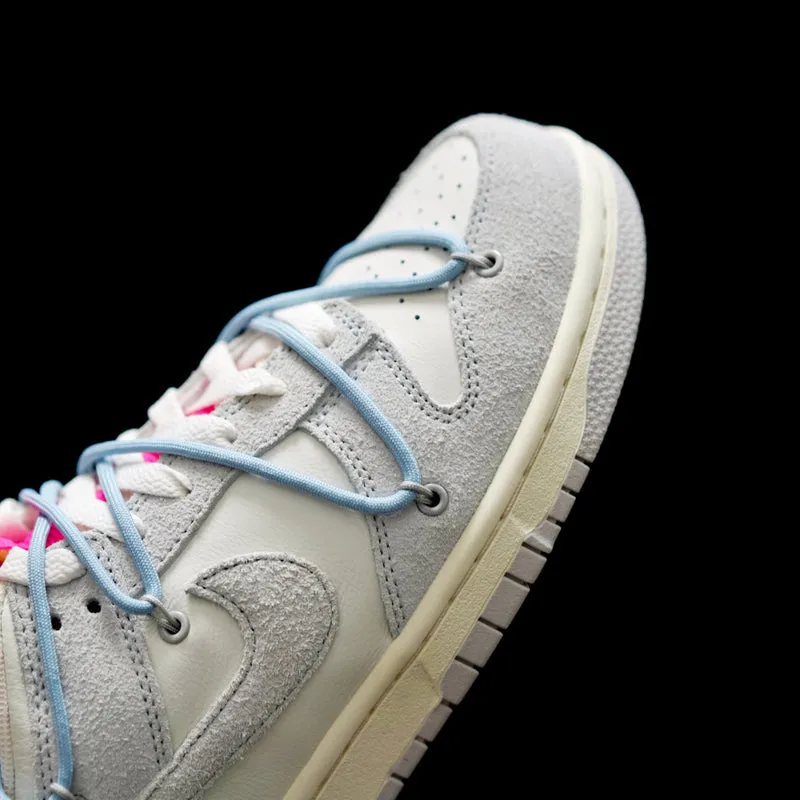 CE - OW x Dunk (NO.38) light blue shoelace pink buckle
