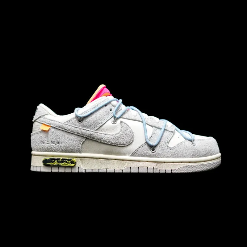 CE - OW x Dunk (NO.38) light blue shoelace pink buckle
