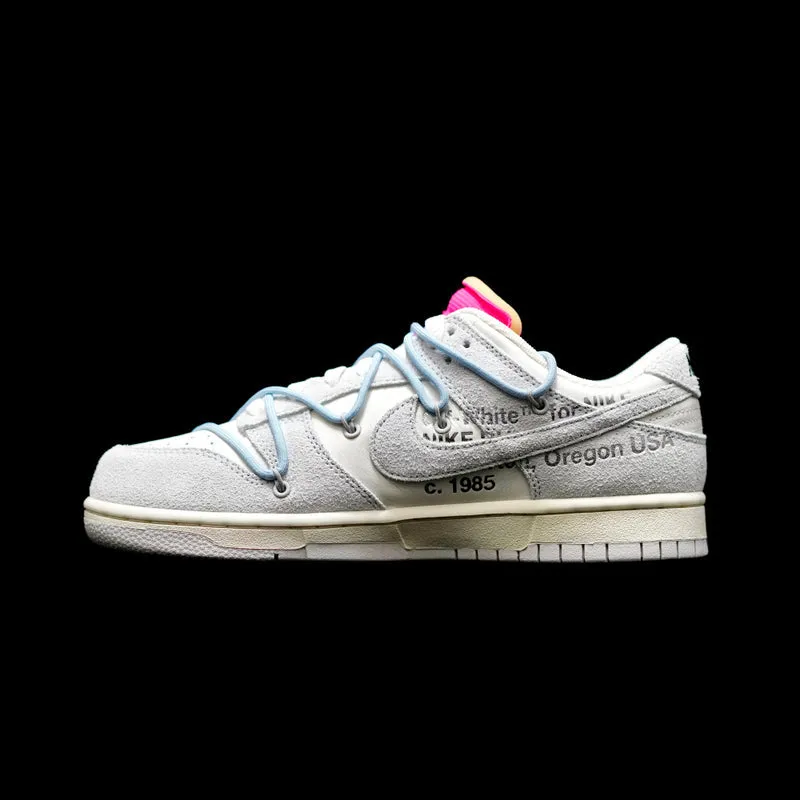 CE - OW x Dunk (NO.38) light blue shoelace pink buckle
