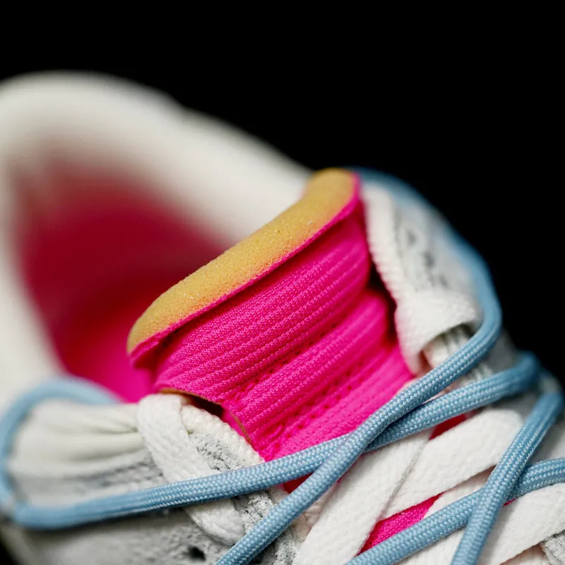 CE - OW x Dunk (NO.38) light blue shoelace pink buckle