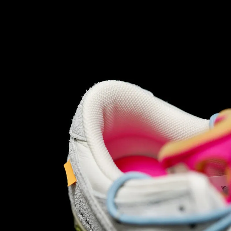 CE - OW x Dunk (NO.38) light blue shoelace pink buckle
