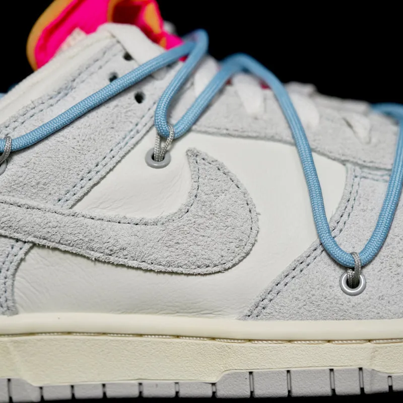CE - OW x Dunk (NO.38) light blue shoelace pink buckle