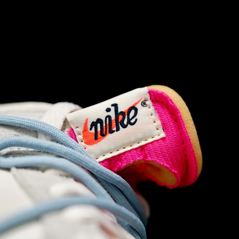 CE - OW x Dunk (NO.38) light blue shoelace pink buckle