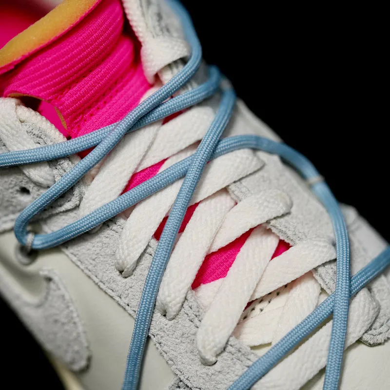 CE - OW x Dunk (NO.38) light blue shoelace pink buckle