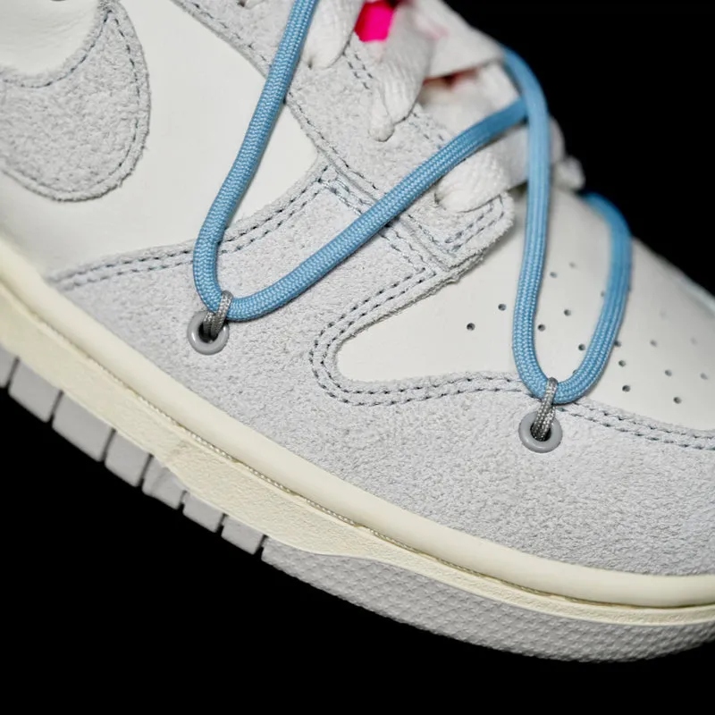 CE - OW x Dunk (NO.38) light blue shoelace pink buckle