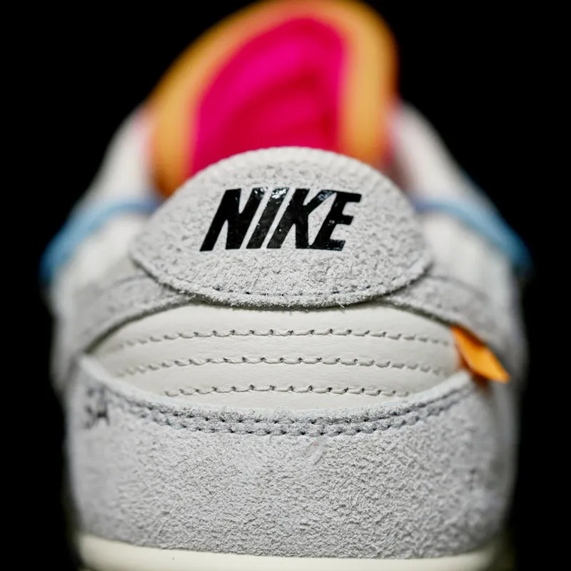 CE - OW x Dunk (NO.38) light blue shoelace pink buckle