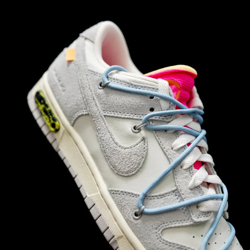 CE - OW x Dunk (NO.38) light blue shoelace pink buckle