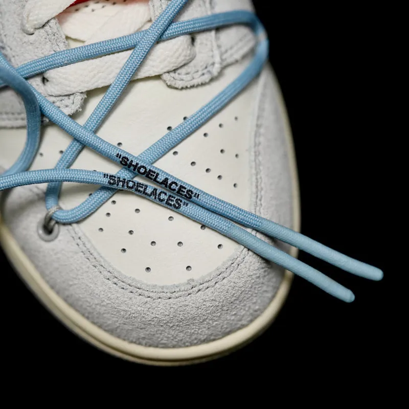 CE - OW x Dunk (NO.38) light blue shoelace pink buckle