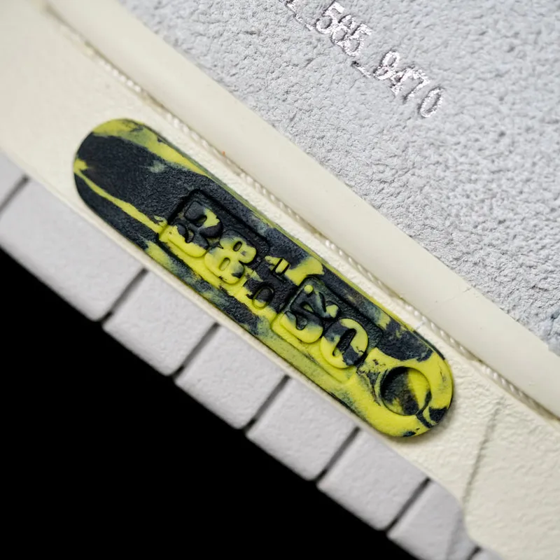 CE - OW x Dunk (NO.38) light blue shoelace pink buckle