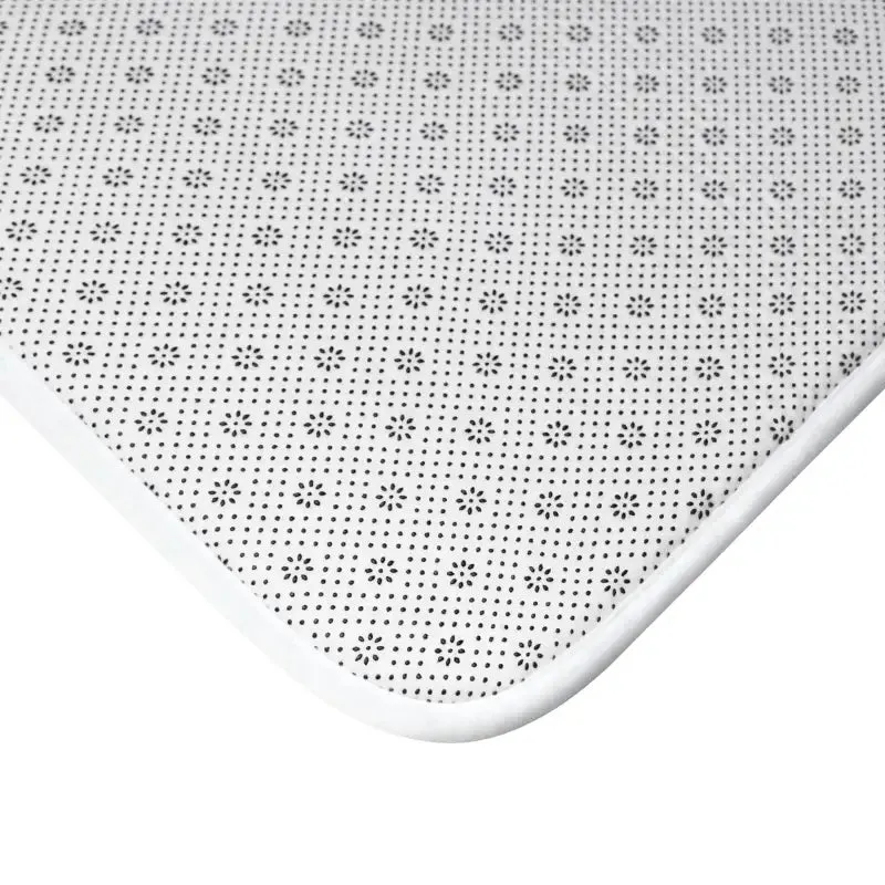 Chic Colorful Stripes Bath Mat