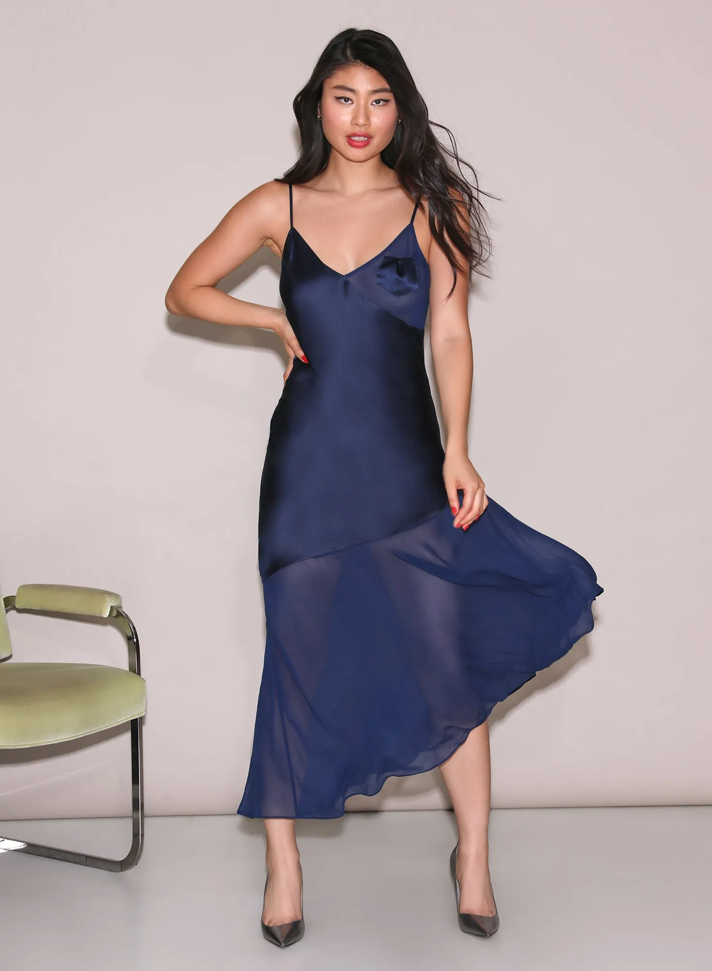 Chiffon & Satin Slip