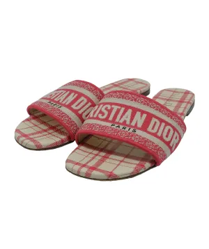 Christian dior Slide Flat pink 37.5 RJC3416
