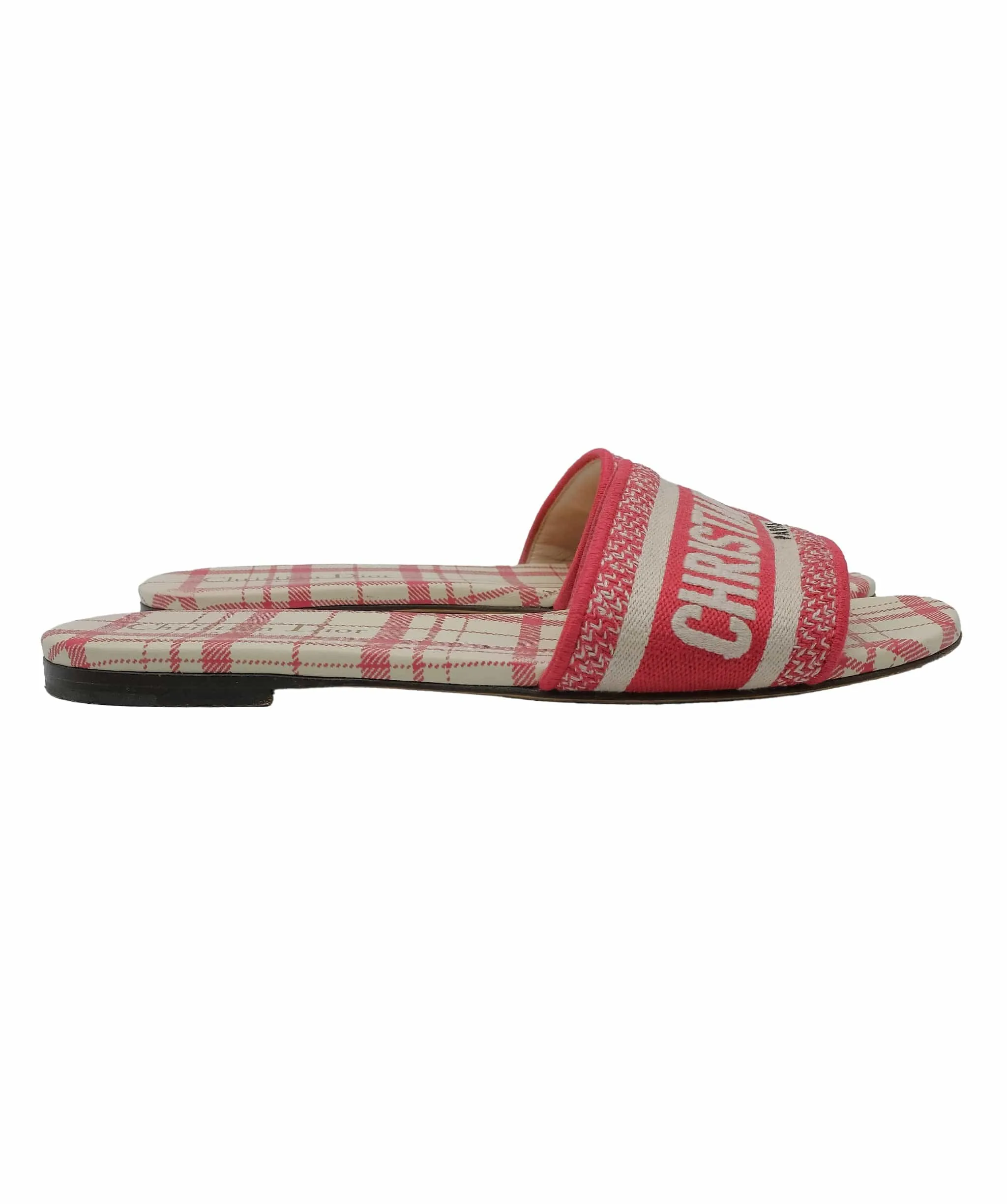 Christian dior Slide Flat pink 37.5 RJC3416