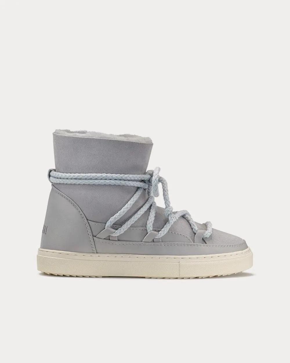 Classic Suede Light Grey High Top Sneakers