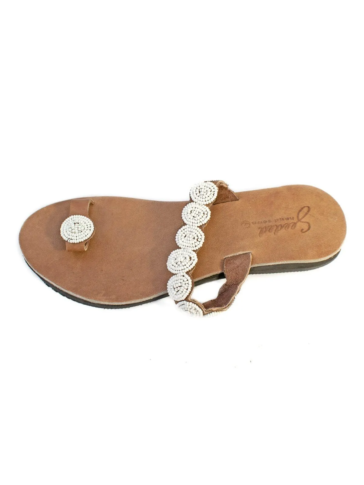 Clover Sandals in White