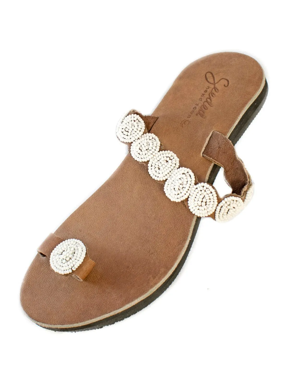 Clover Sandals in White