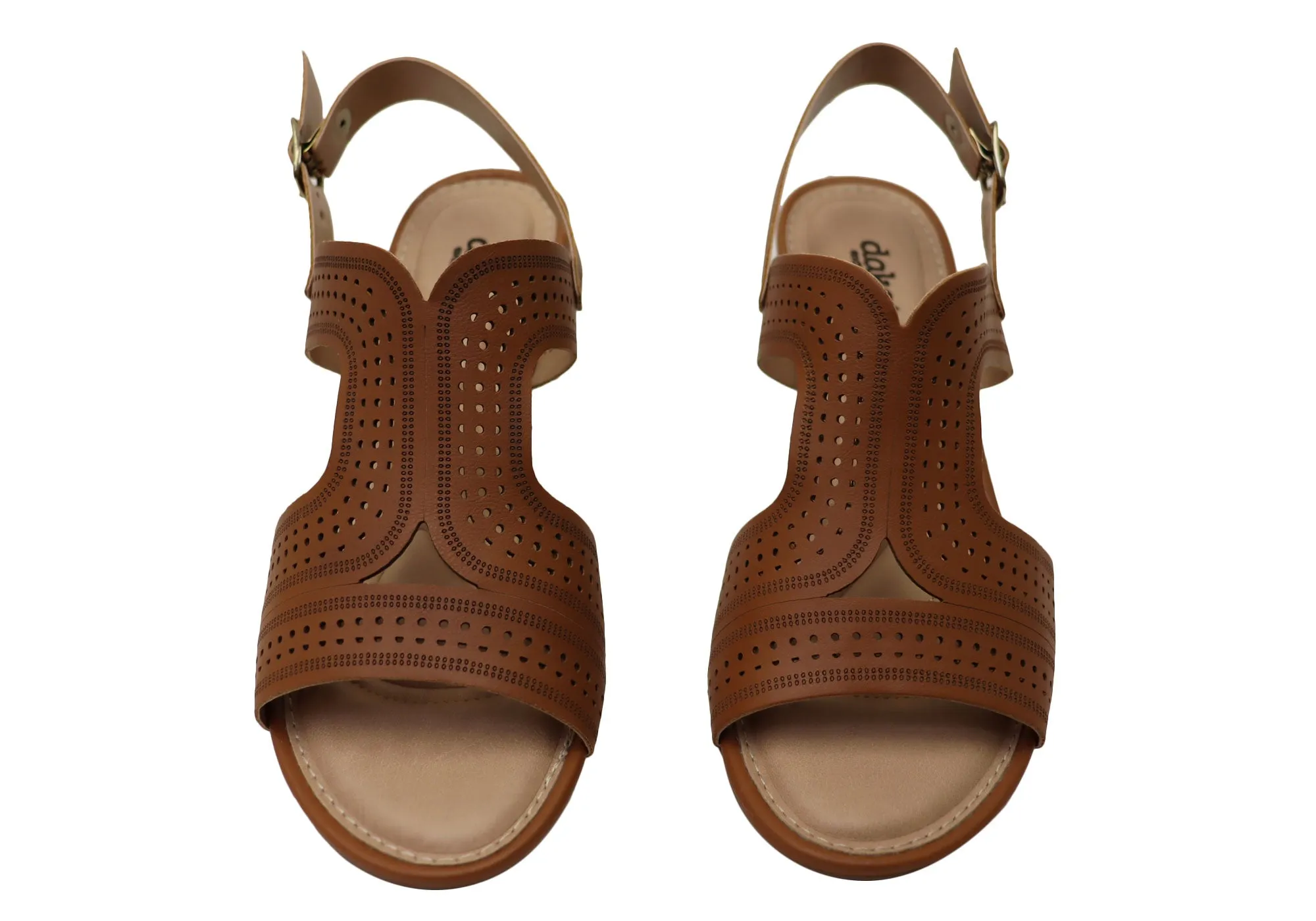 Dakota Eaglemont Womens Comfortable Low Heel Sandals Made In Brazil