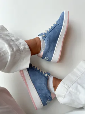 Denisse Light Blue Suede Sneaker