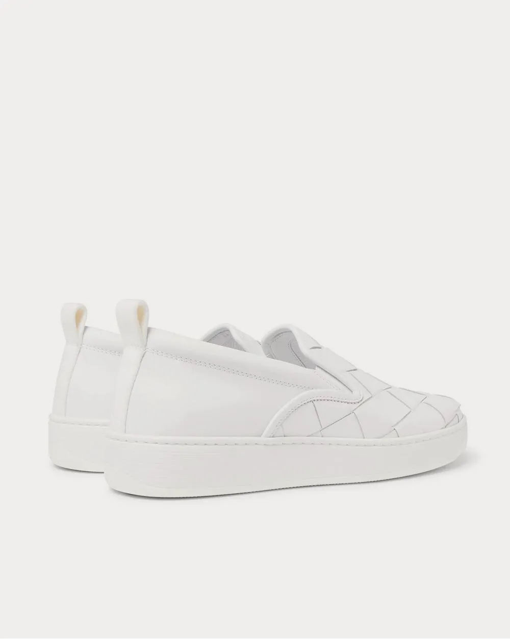 Dodger Intrecciato Leather White slip on sneakers