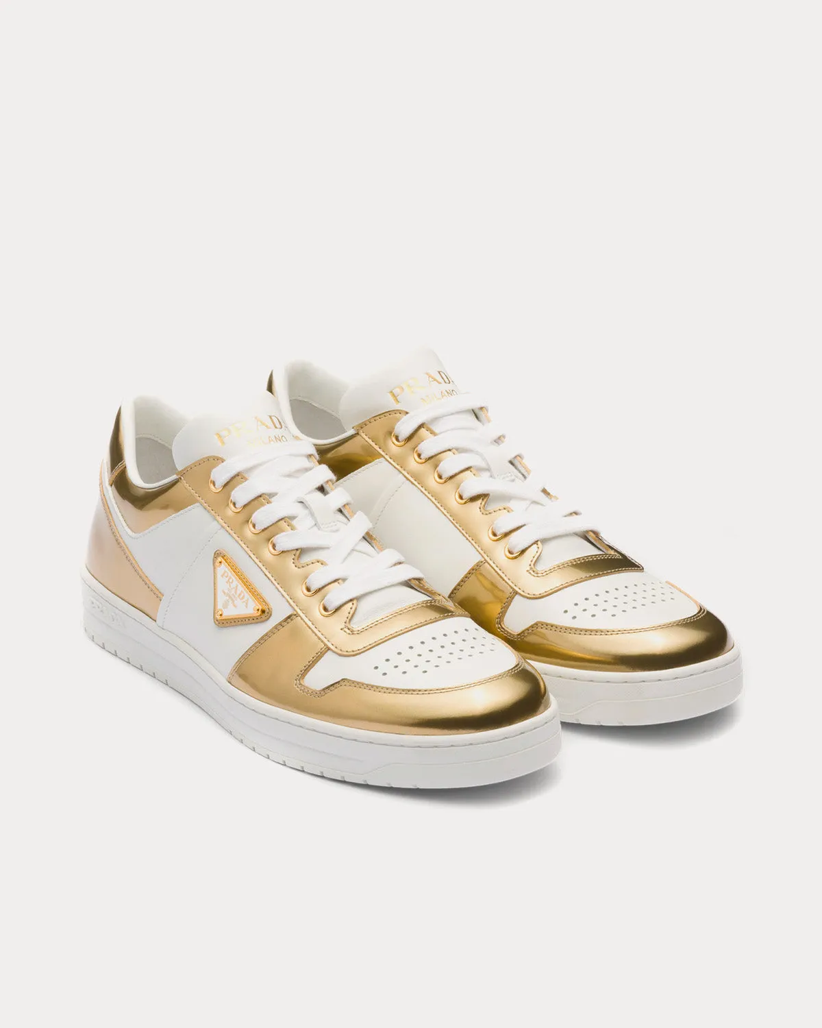 Downtown White / Platinum Low Top Sneakers