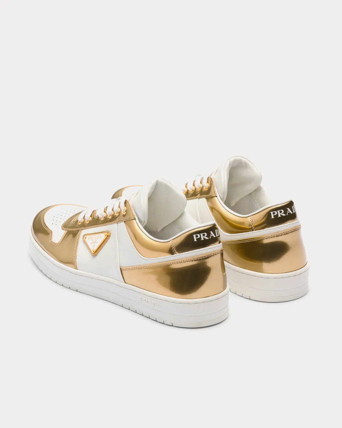 Downtown White / Platinum Low Top Sneakers