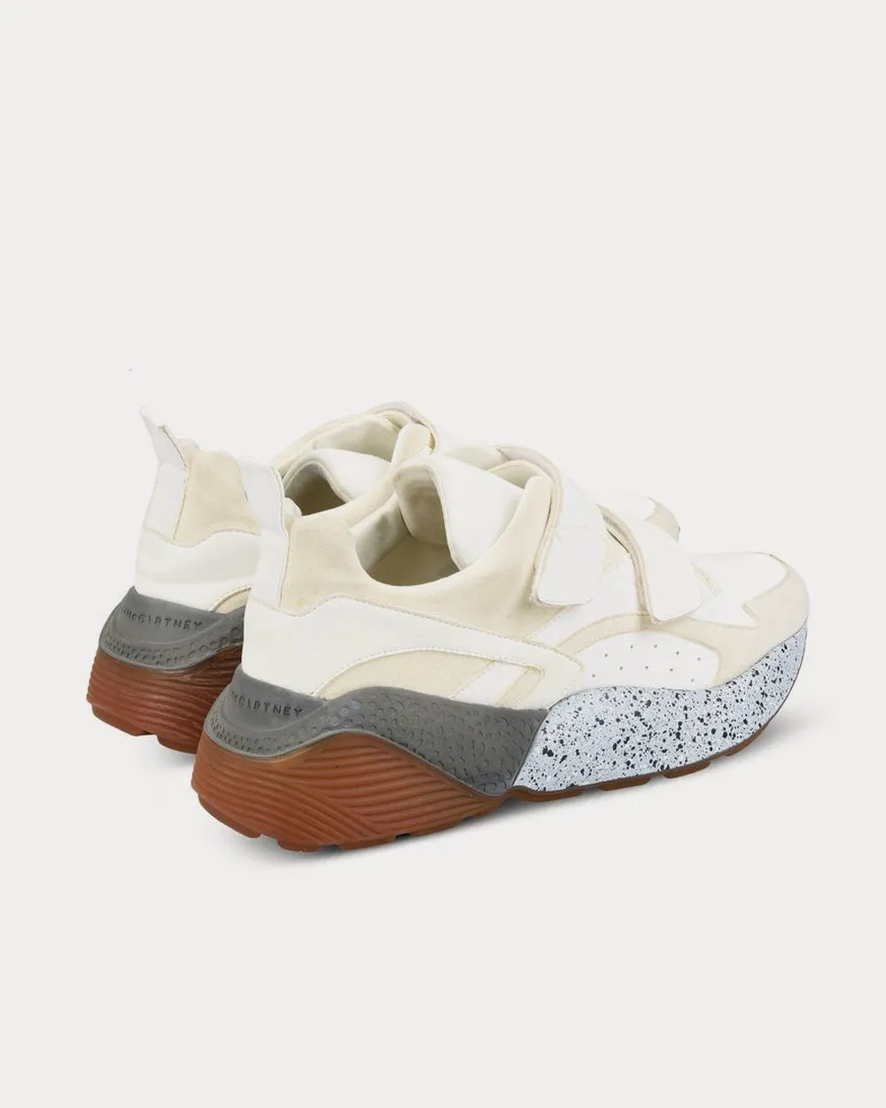 Eclypse White & Grey Low Top Sneakers