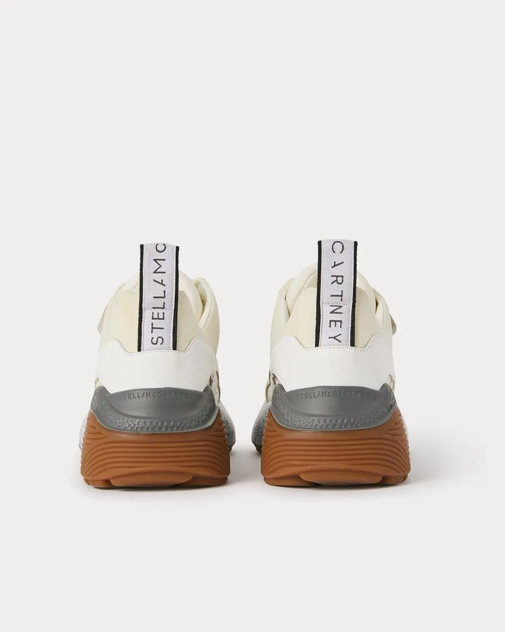 Eclypse White & Grey Low Top Sneakers