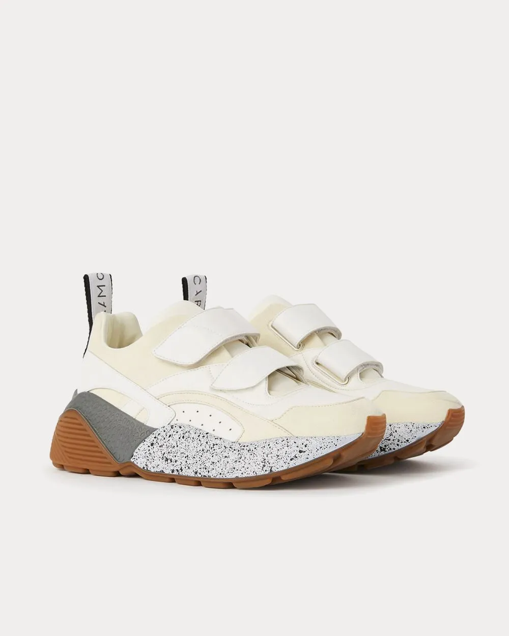 Eclypse White & Grey Low Top Sneakers