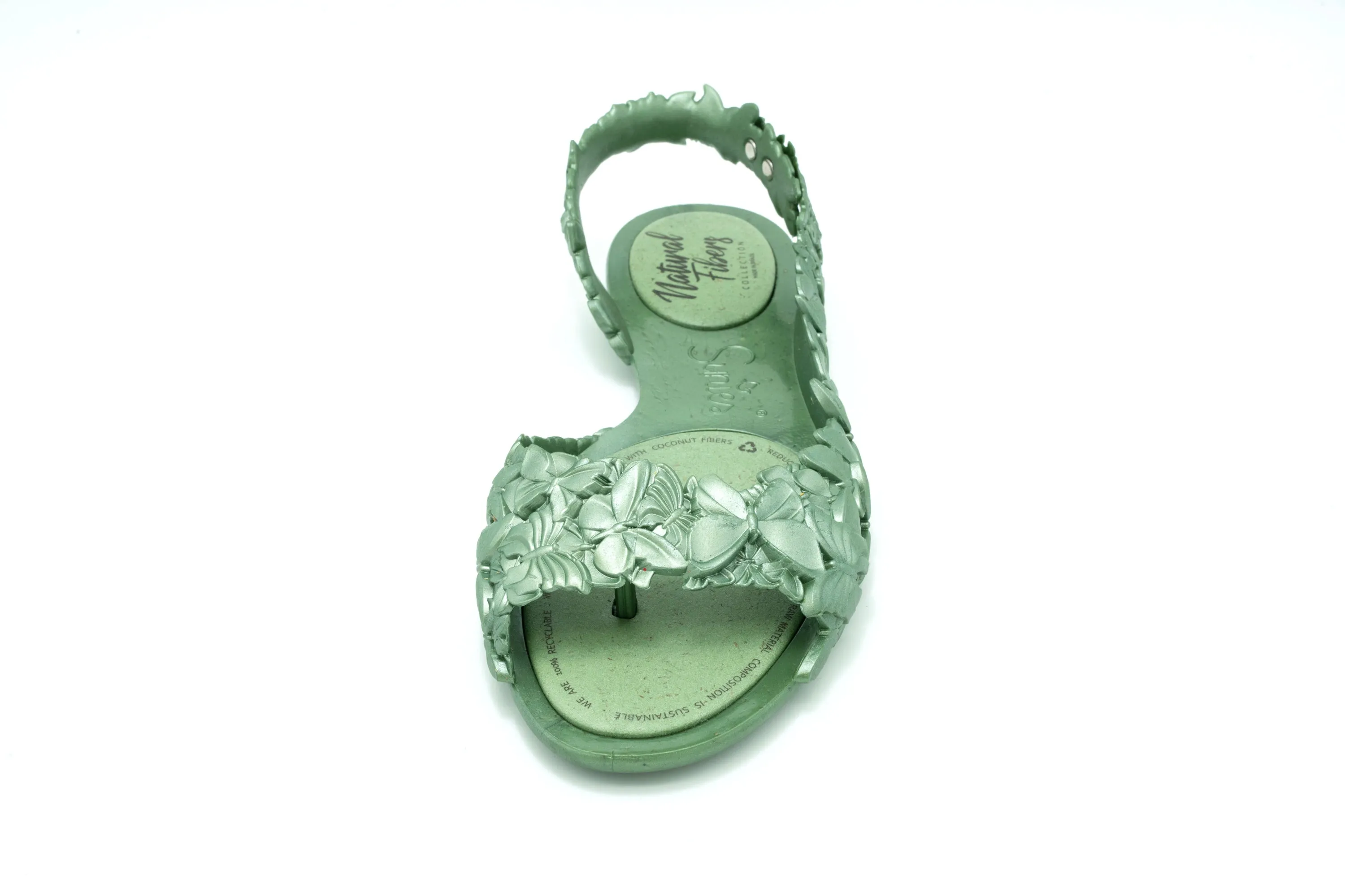 FLEXI Butterfly Glossy Green Sandal