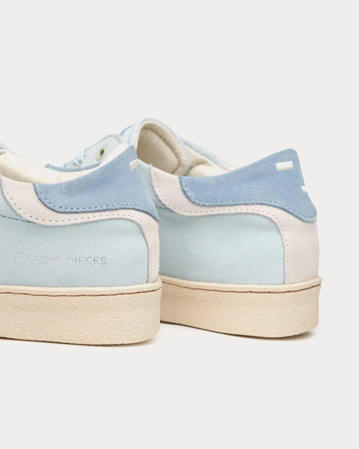 Frame Suede Light Blue Low Top Sneakers