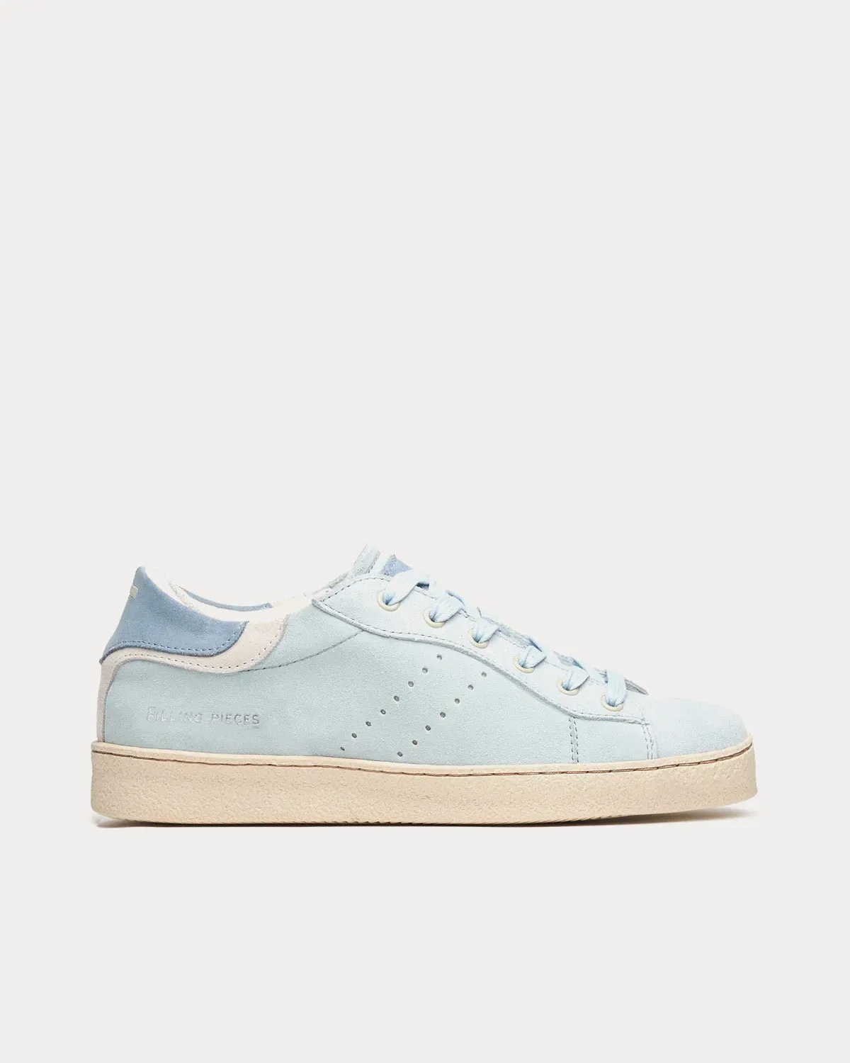 Frame Suede Light Blue Low Top Sneakers
