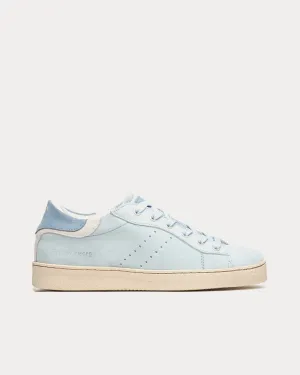 Frame Suede Light Blue Low Top Sneakers