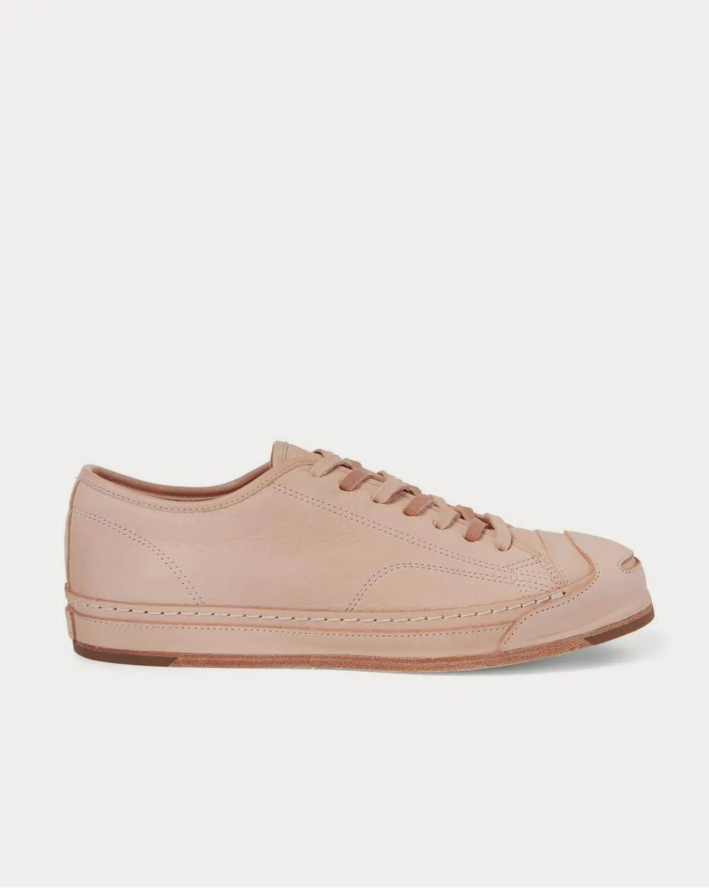 Full-Grain Leather  Neutral low top sneakers