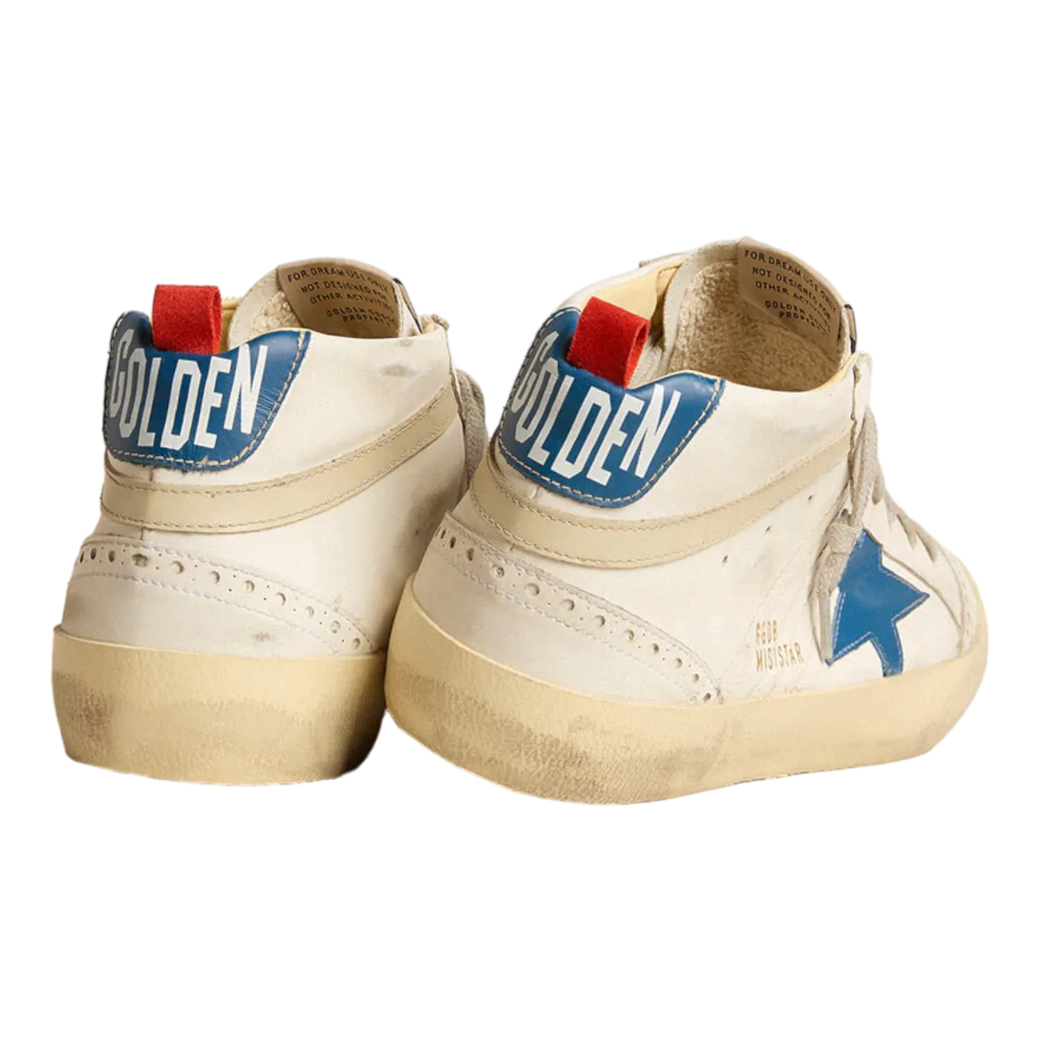 Golden Goose Mid Star Bio based Upper Suede Toe Leather Star and Wave GMF00122.F004765.82374