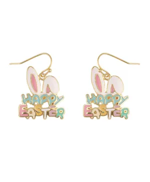  Happy Easter Bunny Ears Drop Earrings  Festive & Fun!