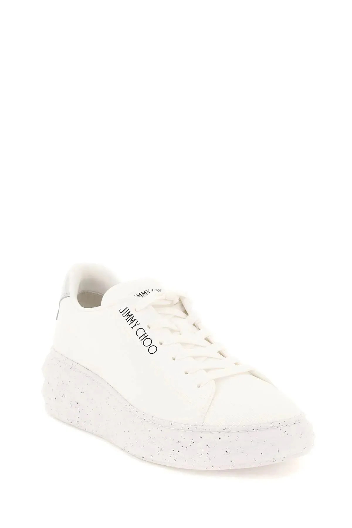 Jimmy Choo White Diamond Light Maxi Sneakers