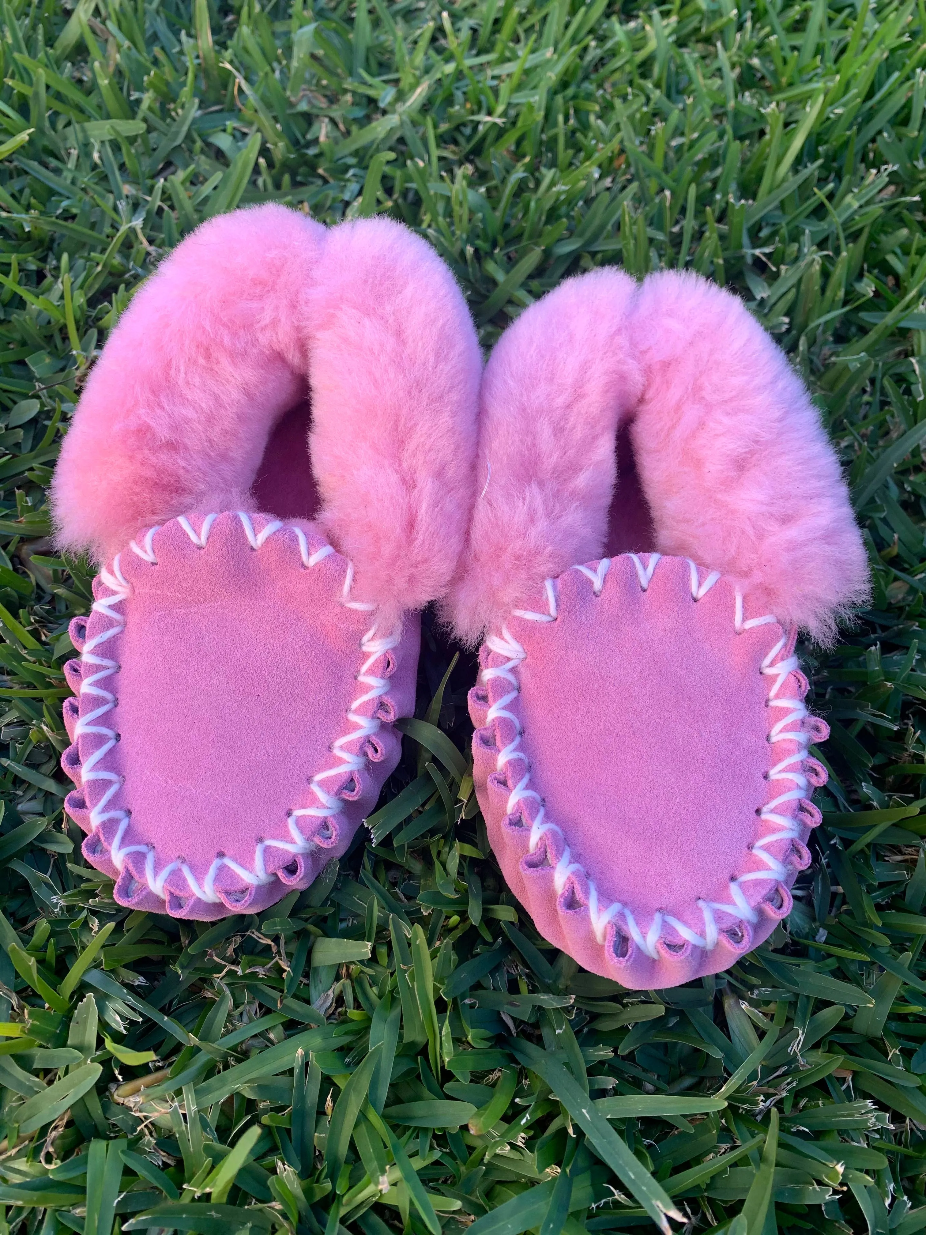 Kids Moccasins - Pink