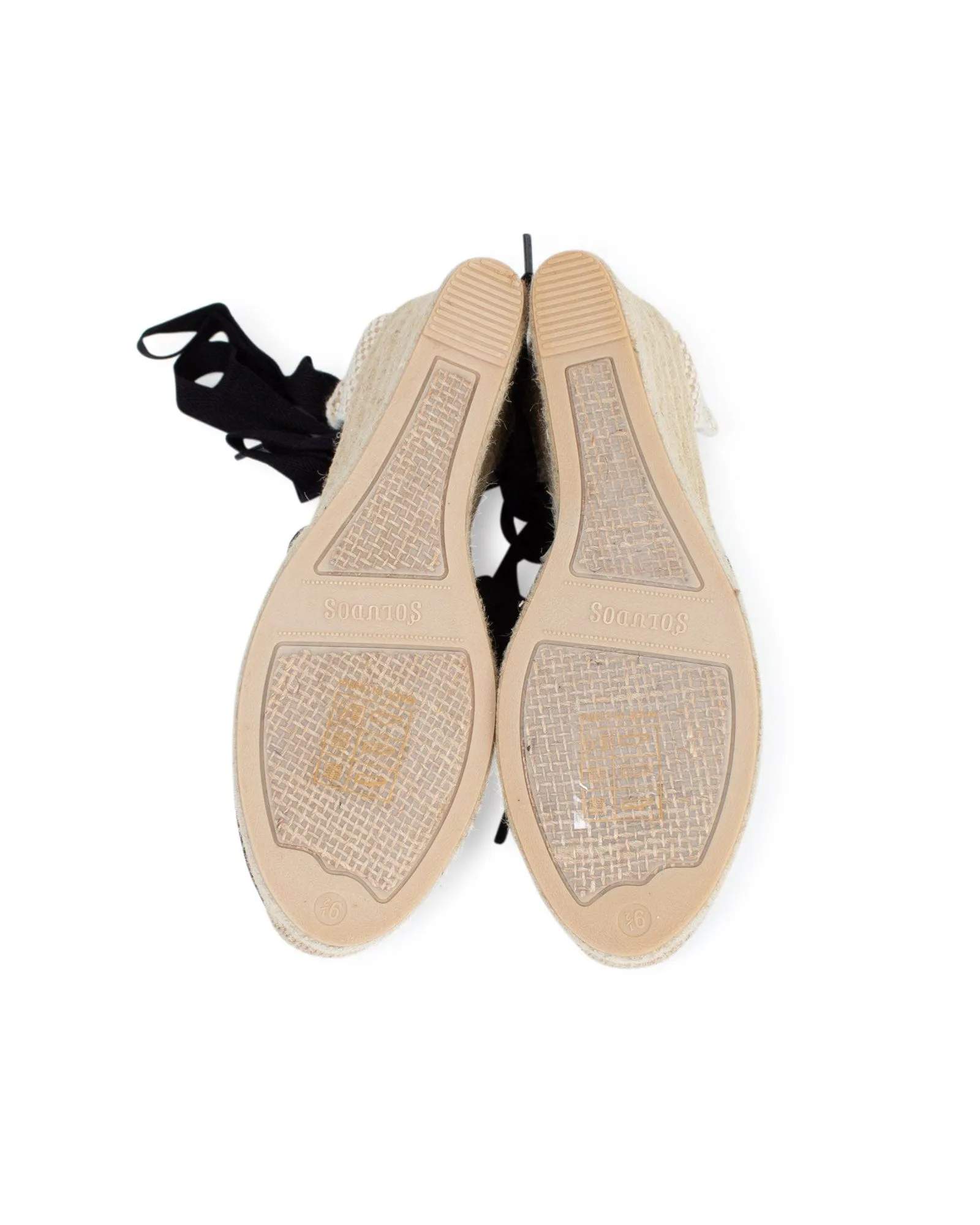 Lace Up Wedge Espadrilles