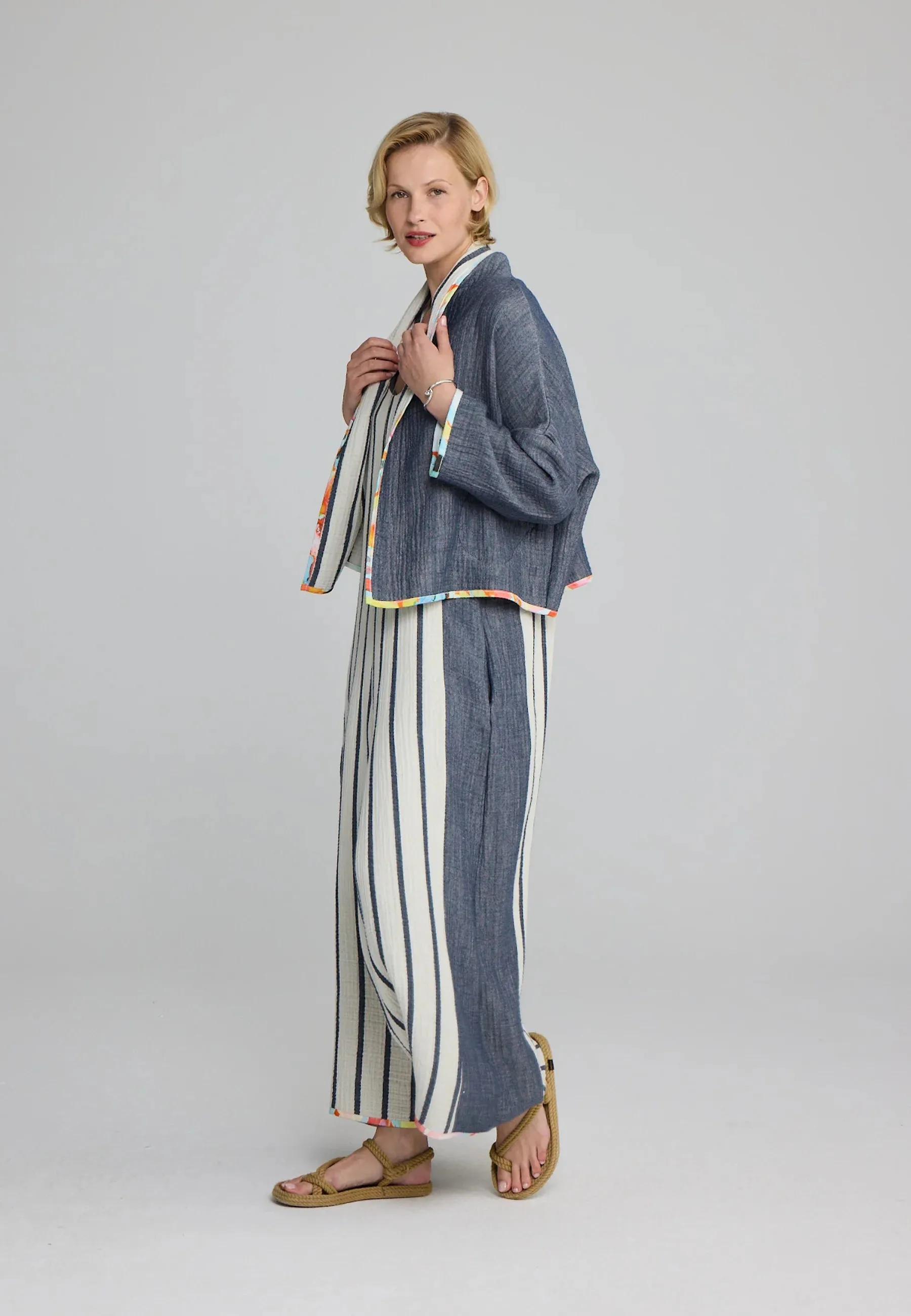LAGUNA – Striped Muslin Jumpsuit