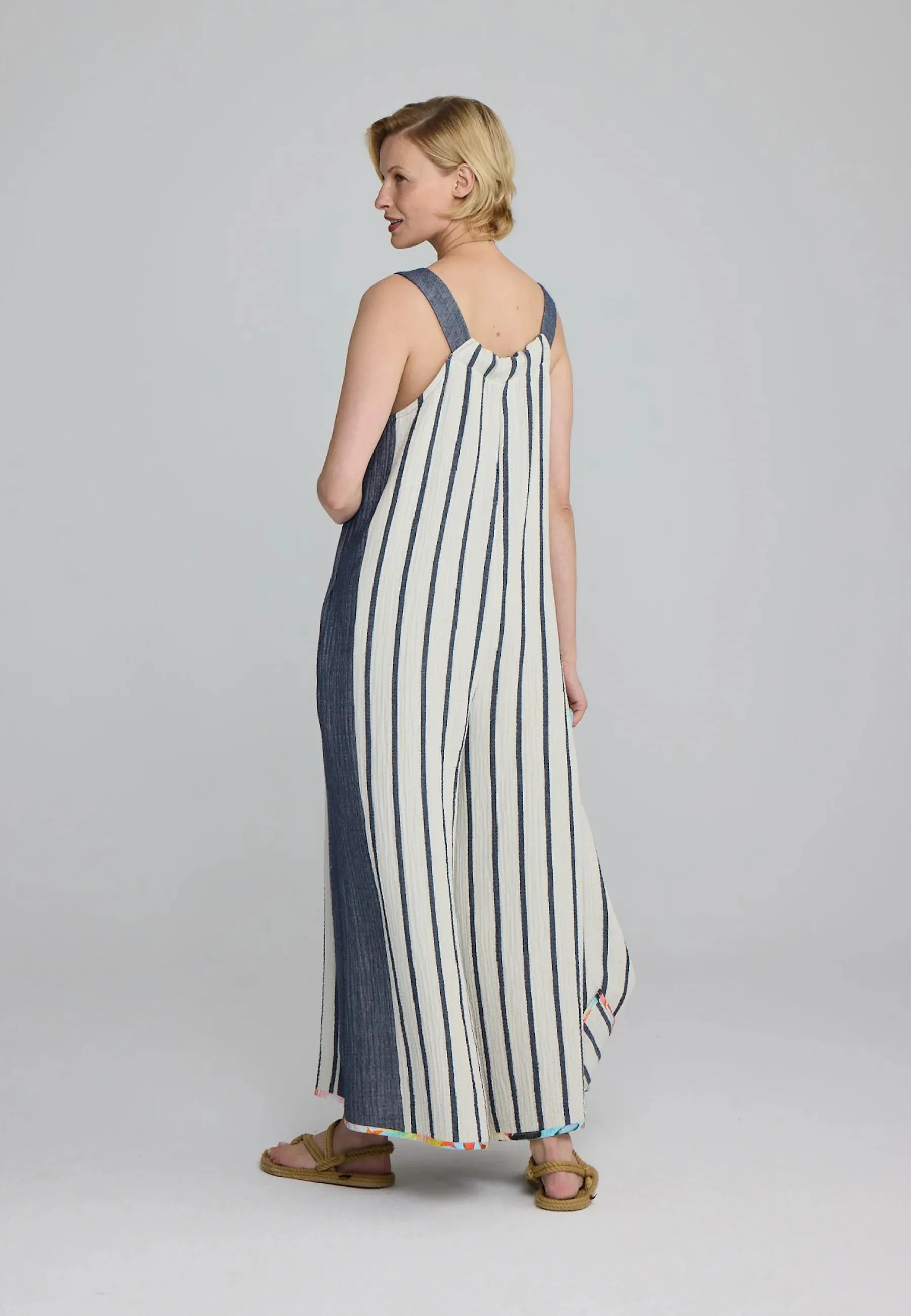 LAGUNA – Striped Muslin Jumpsuit